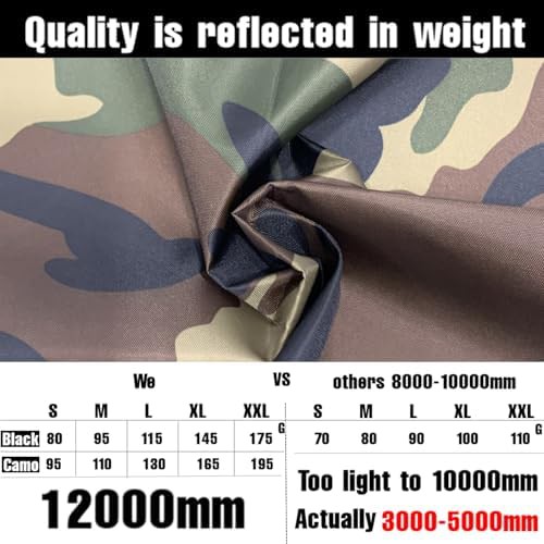 Camouflage large rain cover for 40-50L backpack — photo 4