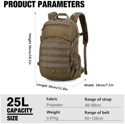 Small tactical backpack for biking and cycling — photo 3