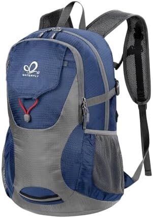 Blue ultralight hiking daypack 30L