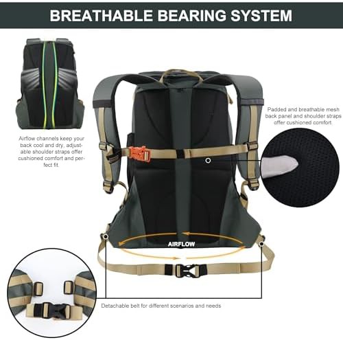 Lightweight 35L daypack with integrated rain cover — photo 3