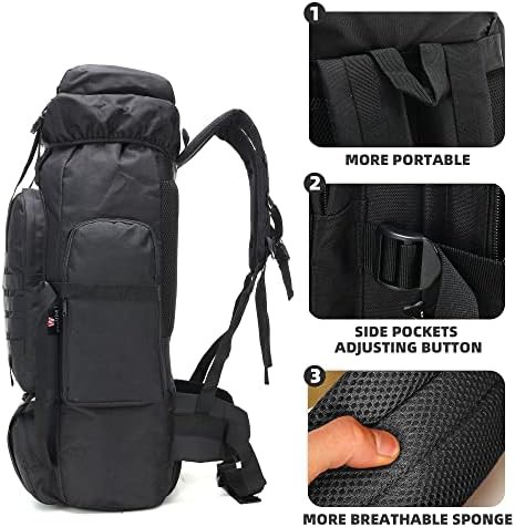 Tactical 70L camping rucksack — photo 4