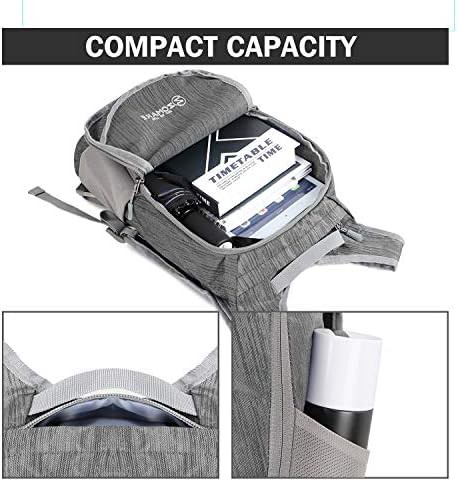 Black 18L ultralight hiking daypack — photo 3