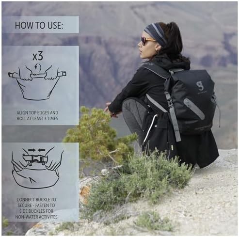 Lightweight watertight outdoor hiking backpack 30l — photo 4