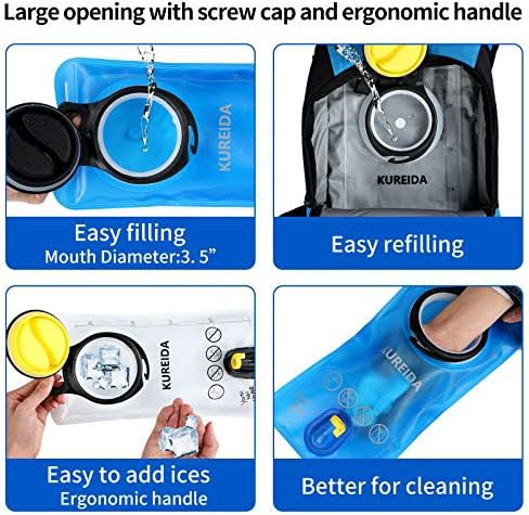 Hydration water bladder with insulated tube 2L — photo 3