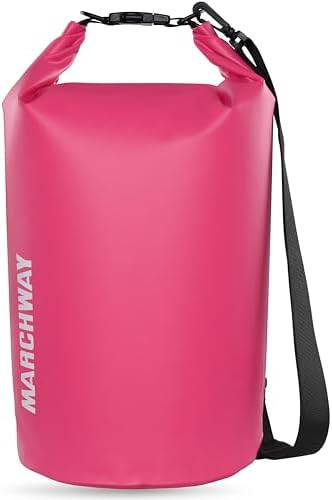 Pink waterproof dry bag 5l