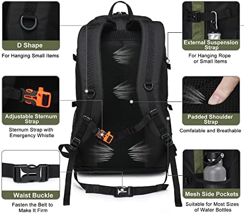 Blue Expandable 40L Camping Backpack — photo 4