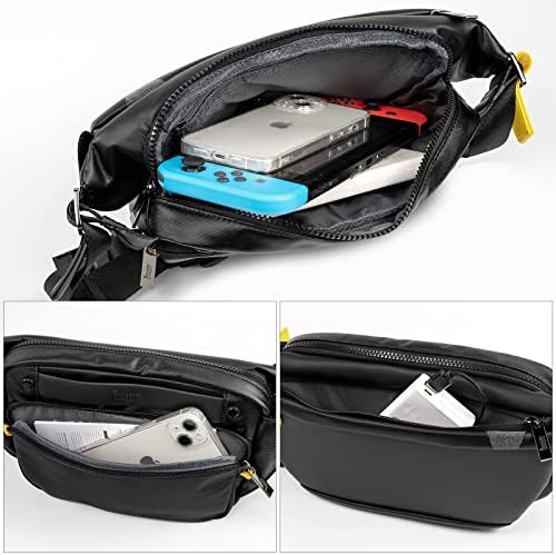 Waterproof sling chest backpack with LED display — photo 5