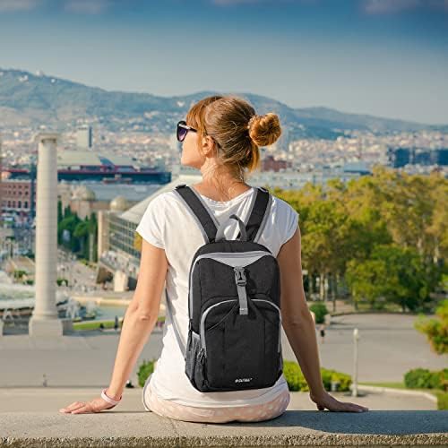 Dark grey waterproof hiking daypack 10l — photo 3