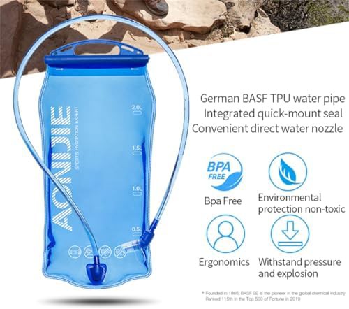 Leakproof 2L PEVA hydration water reservoir — photo 4