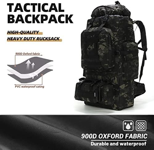 Waterproof military 100L camping rucksack — photo 3