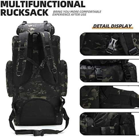 Waterproof military 100L camping rucksack — photo 5