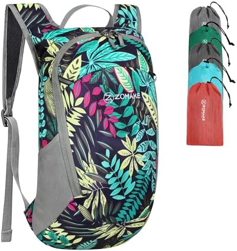 Green 18l ultralight hiking daypack