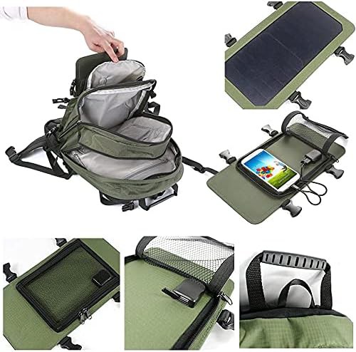 Solar hiking daypack with removable 6w panel — photo 5