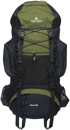 Olive scout internal frame rucksack 50l