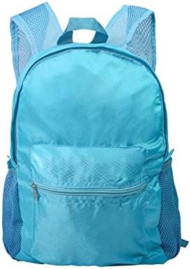 Blue foldable ultralight travel daypack 25L