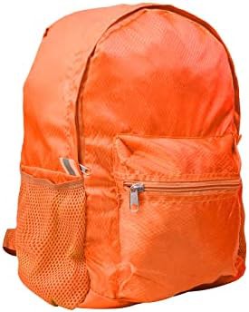 Orange packable ultralight camping backpack 25L — photo 4