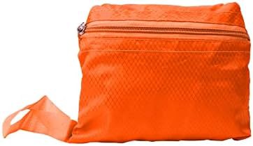 Orange packable ultralight camping backpack 25L — photo 5