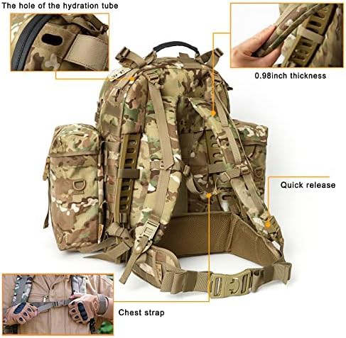 Tactical Military Rucksack with ABS External Frame — photo 4