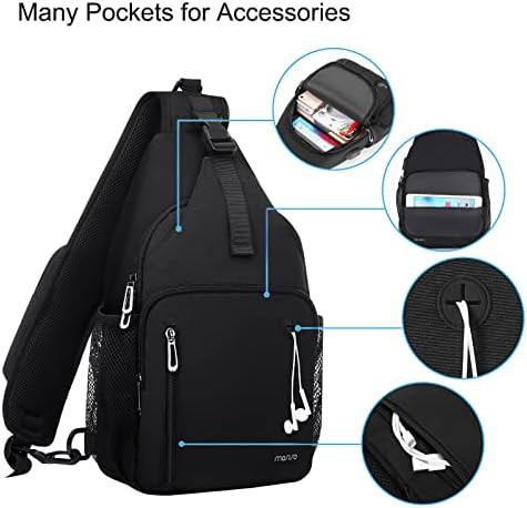 Crossbody shoulder travel sling pack — photo 3