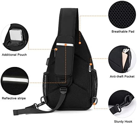 Crossbody shoulder travel sling pack — photo 4