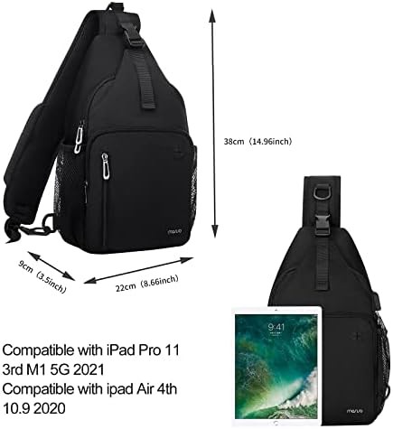 Crossbody shoulder travel sling pack — photo 5
