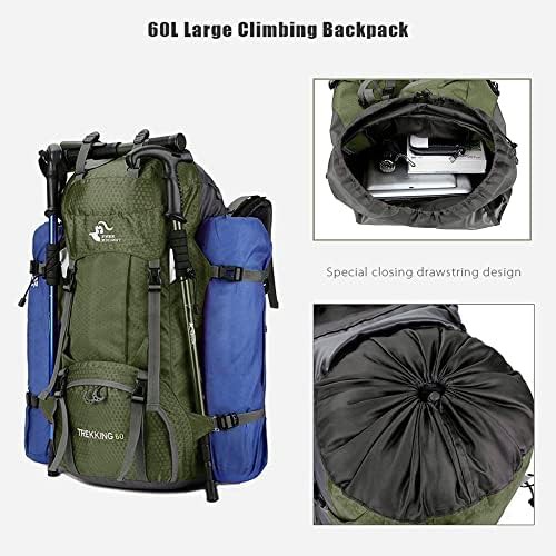 Bseash 60L outdoor rucksack hiking backpack — photo 4