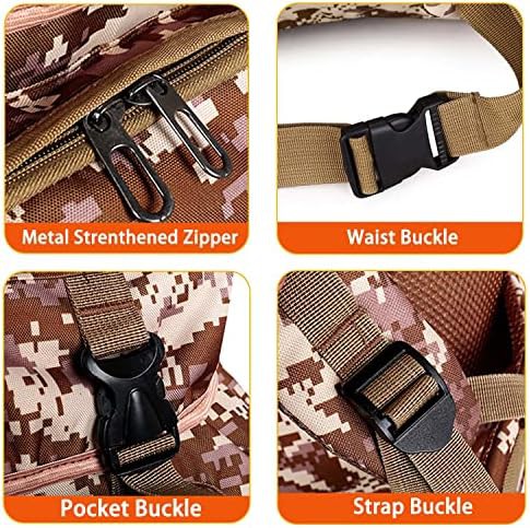 YFREAL 80L tactical hiking camping backpack for men — photo 3