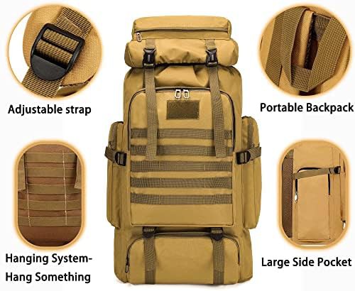 YFREAL 80L outdoor hiking camping backpack — photo 3