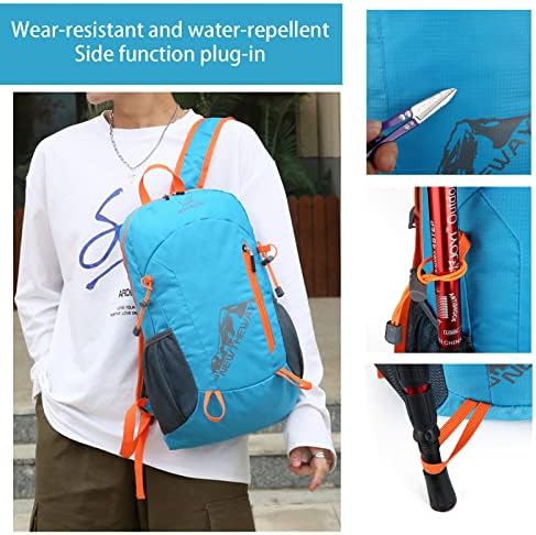 Blue 20L ultralight folding daypack — photo 3