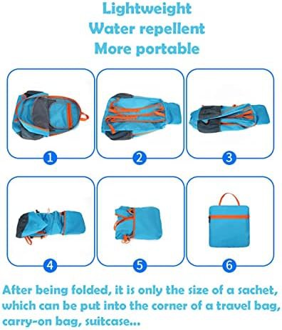 Blue 20L ultralight folding daypack — photo 5
