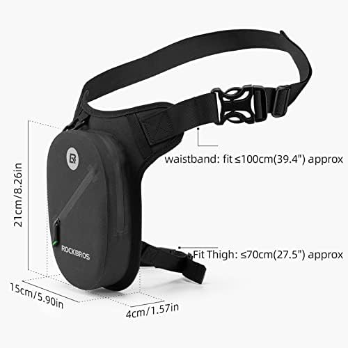 Small waterproof motorcycle leg bag for men women — photo 5