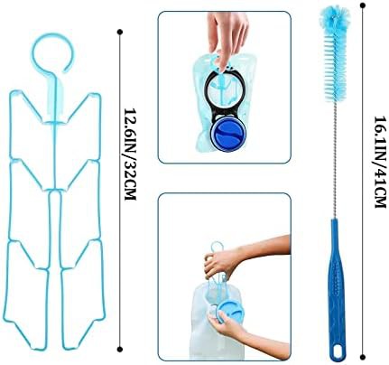 Blue reservoirs hydration bladder cleaning kit eight pieces — photo 4