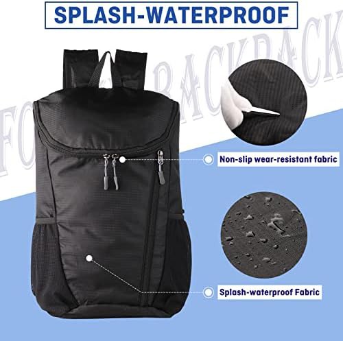 Blue waterproof hiking backpack — photo 3