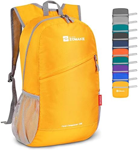 Red 20l foldable travel pack