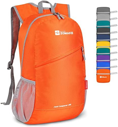 Black 20l ultralight hiking daypack