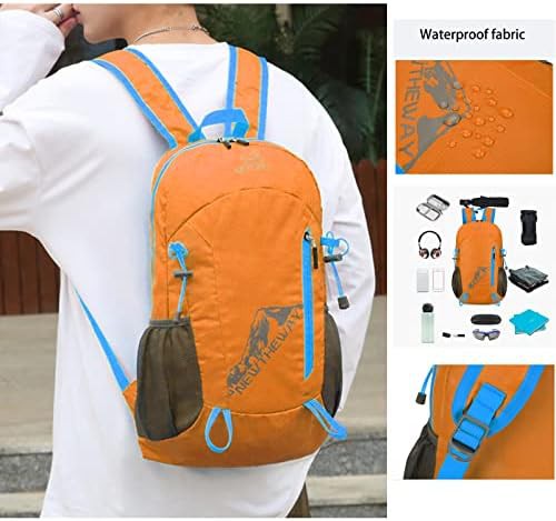 Orange 20L folding waterproof daypack — photo 5