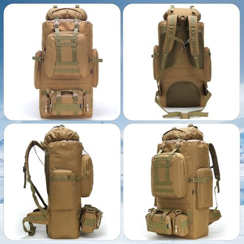 Military molle camping rucksack 100l — photo 5