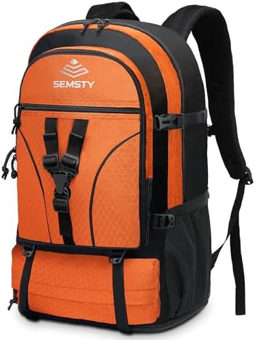 Expandable 40L Hiking Daypack in Black