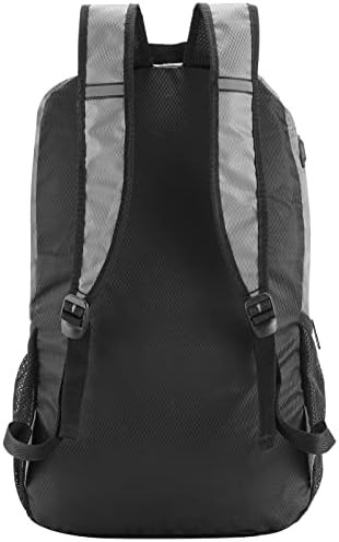 Gray Foldable Water Resistant Backpack 25L — photo 3