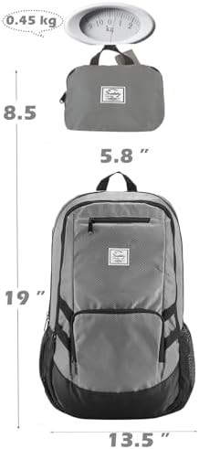 Black Packable Water Resistant Backpack 25L — photo 5