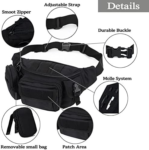 Green Military Tactical Fanny Pack for Hiking — photo 3