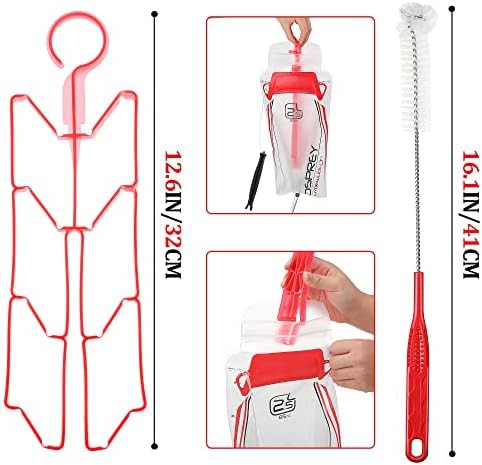 Red reservoirs hydration bladder cleaning kit — photo 4