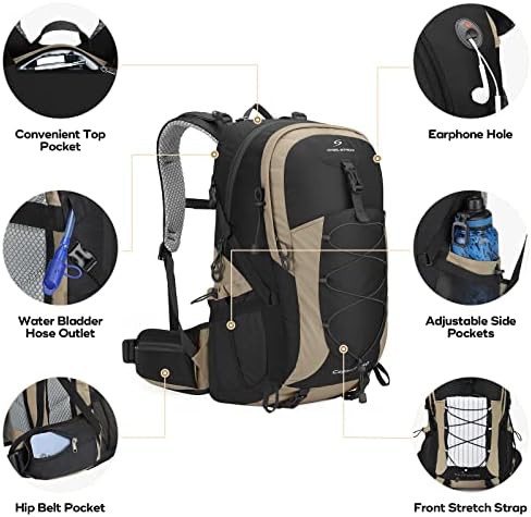 Maelstrom camping daypack with rain cover — photo 3
