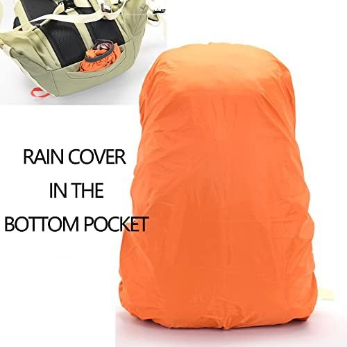 Bseash 40L waterproof hiking backpack in black — photo 4