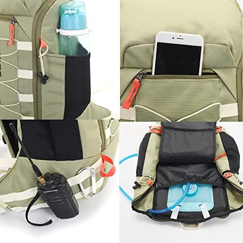Bseash 40l waterproof hiking backpack in mint green — photo 3