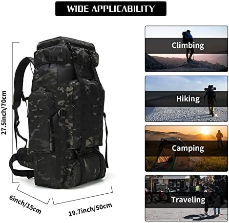 70L molle military climbing rucksack — photo 5