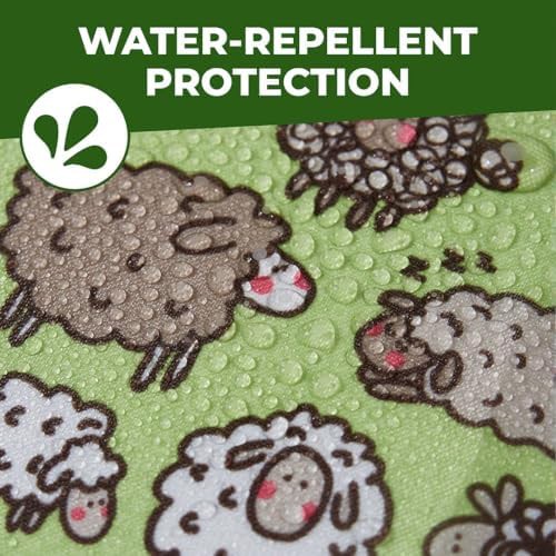 Packable Waterproof Backpack with Sheep Print — photo 5