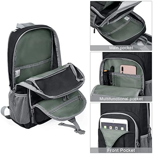 Black mini 10l hiking backpack — photo 5