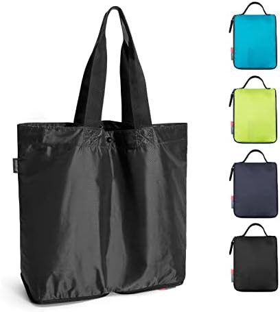 Black Packable Backpack and Tote Bundle — photo 3
