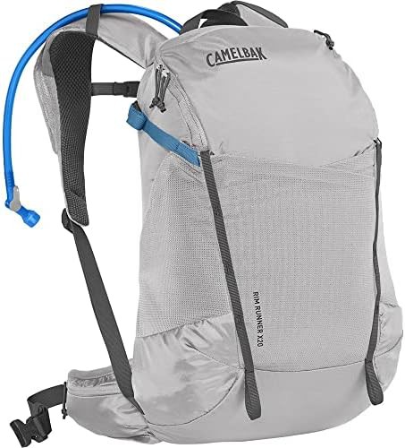 Women's blue hiking hydration pack 20L